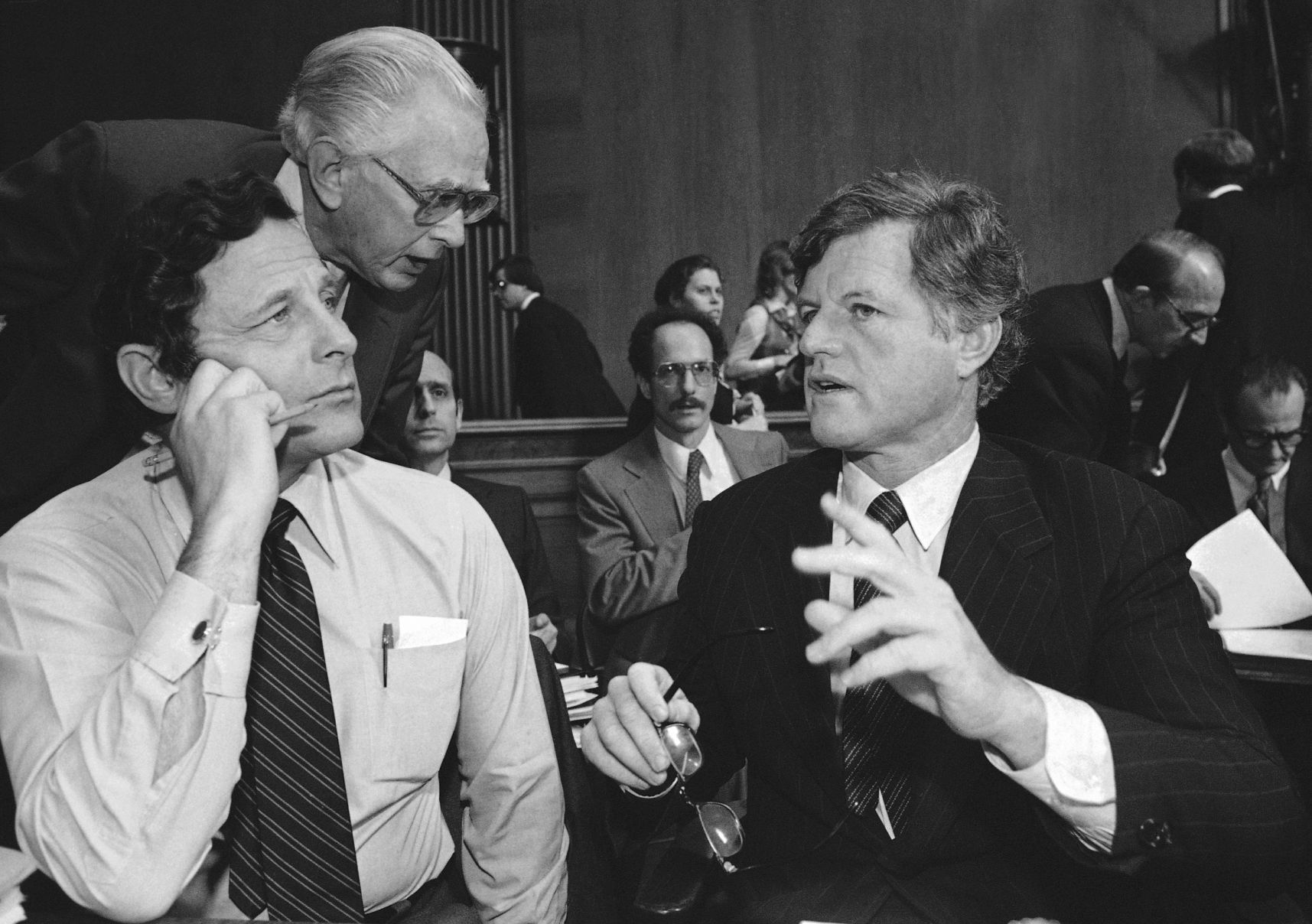 Birch Bayh and Ted Kennedy